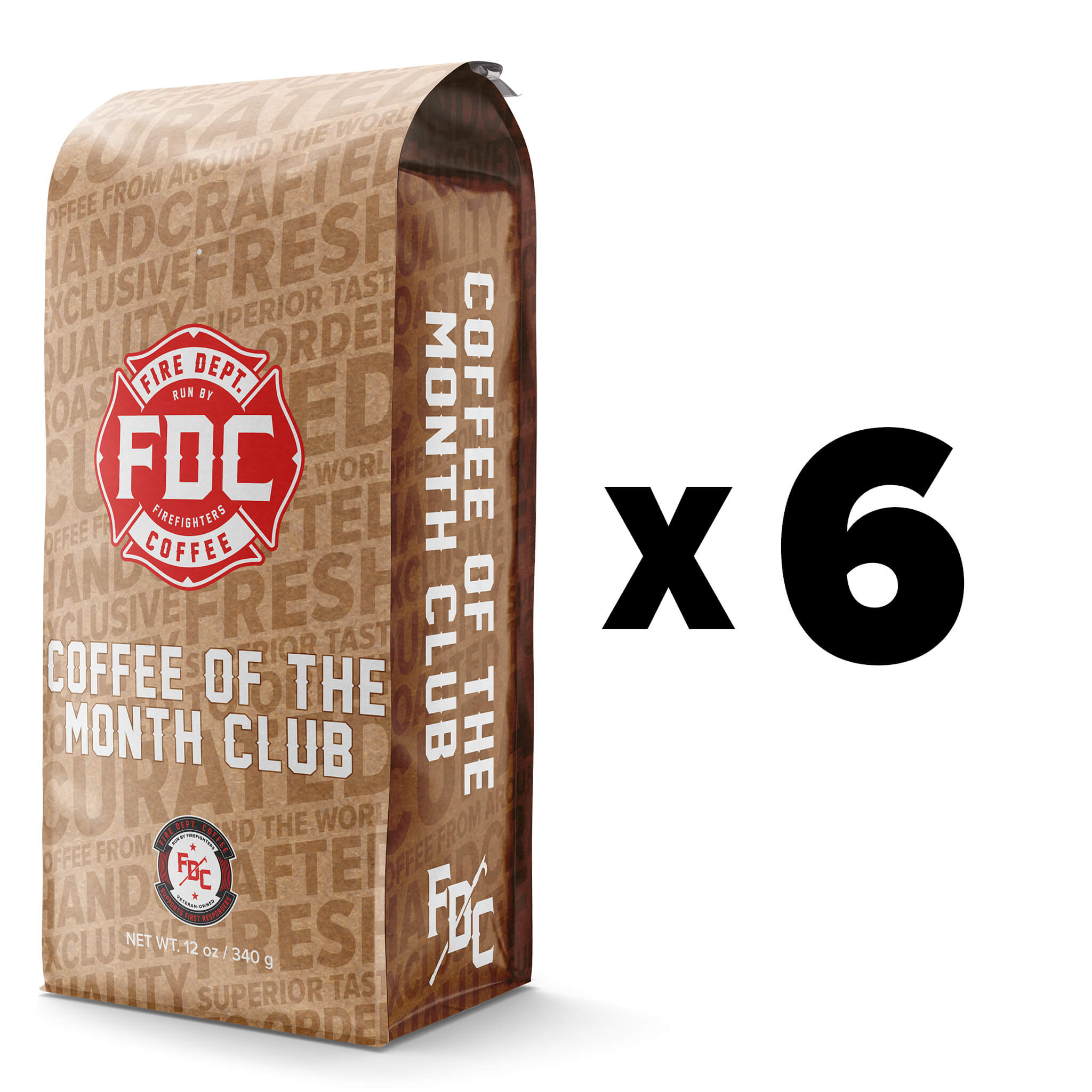 Bag with label saying subscription is for 6 months